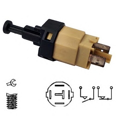 Interruptor de luz de parada del vehículo para OPEL/PORSCHE OE 12 40 551/996 613 110 01 proveedor